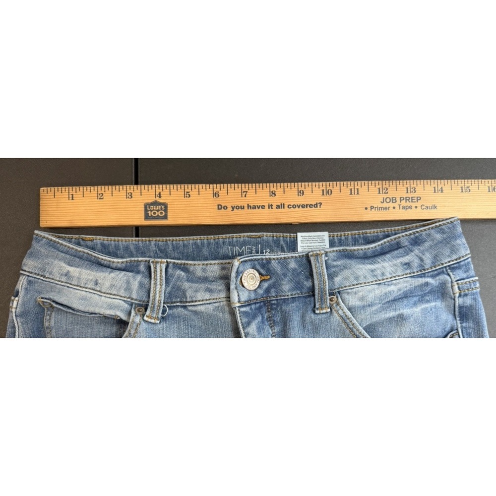 Time & Tru High Rise Stretch Skinny Denim Jeans Women's‎ Size 12P - Picture 6 of 13